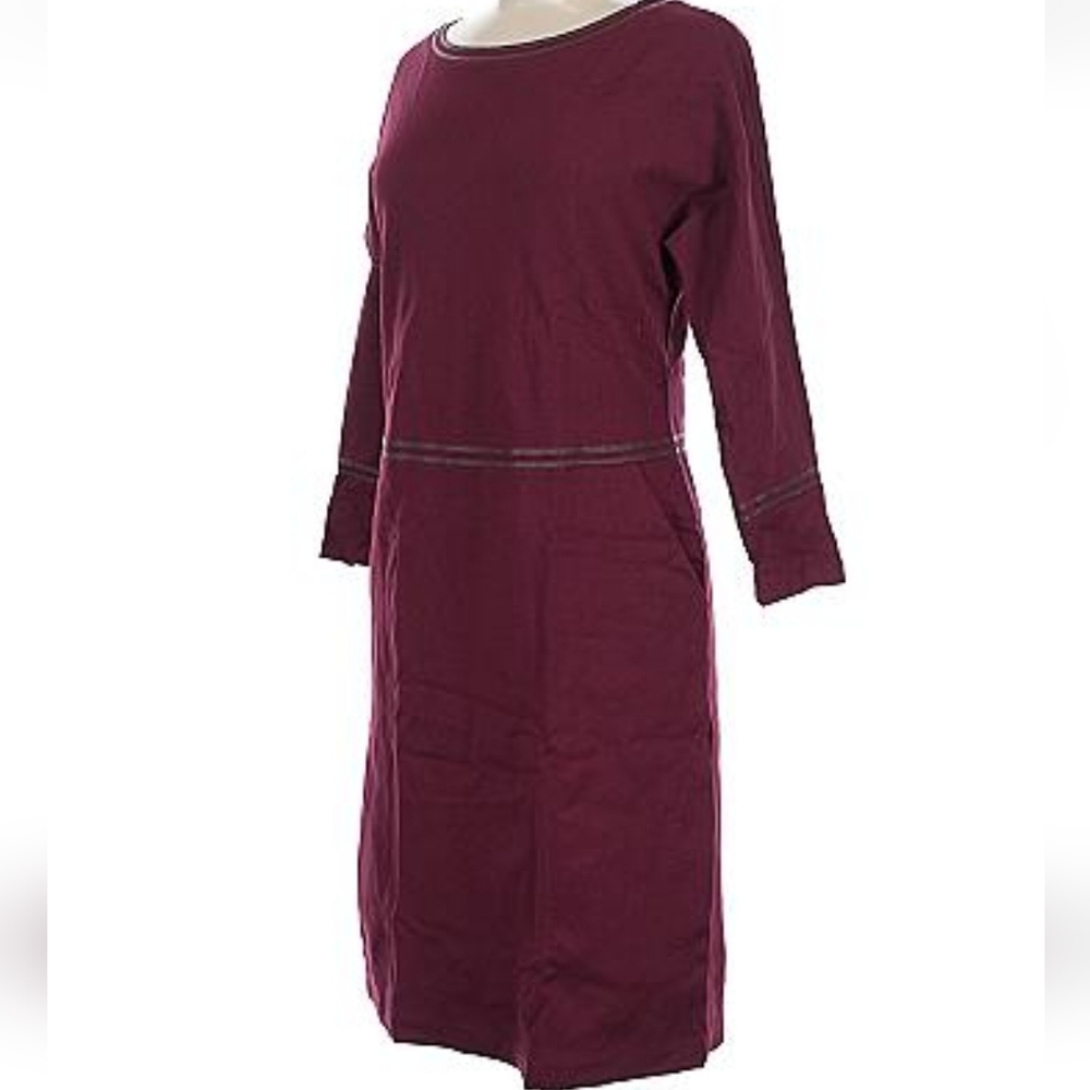 895$ Lafayette 148 5th Ave viscose elastane sz 8 37" burgundy high-end Offer$325